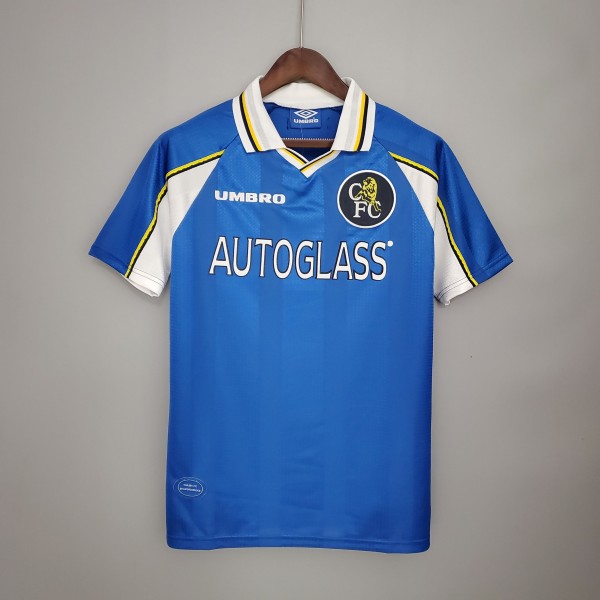 Retro Chelsea Home Soccer Jersey 1997-1999