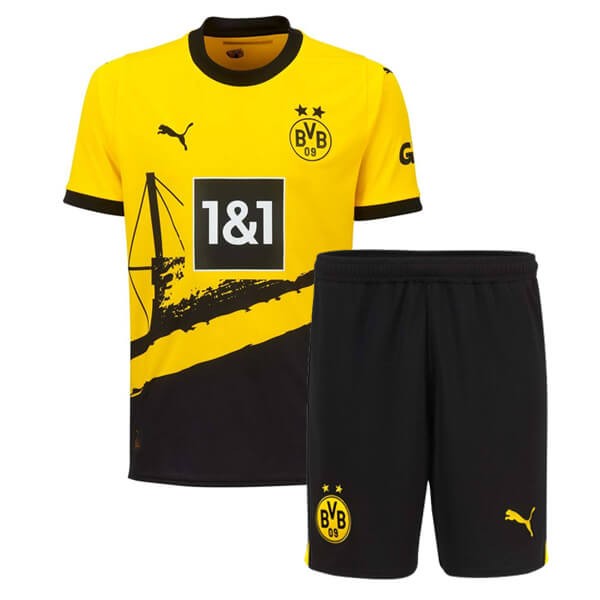 Borussia Dortmund Home Kids Soccer Kit 23/24