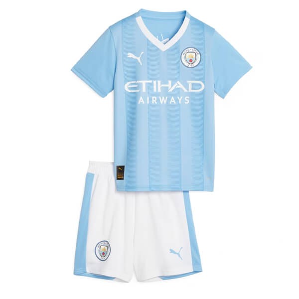 Manchester City Home Kids Soccer Kit 23/24