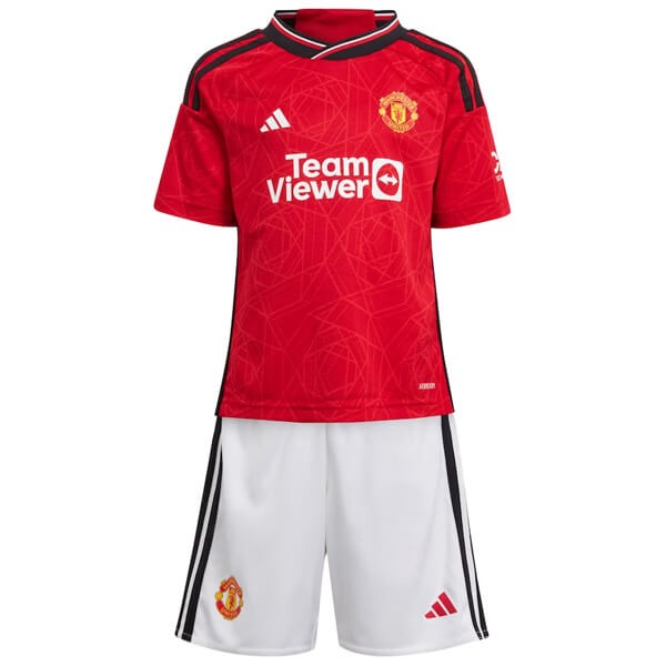 Manchester United Home Kids Soccer Kit 23/24