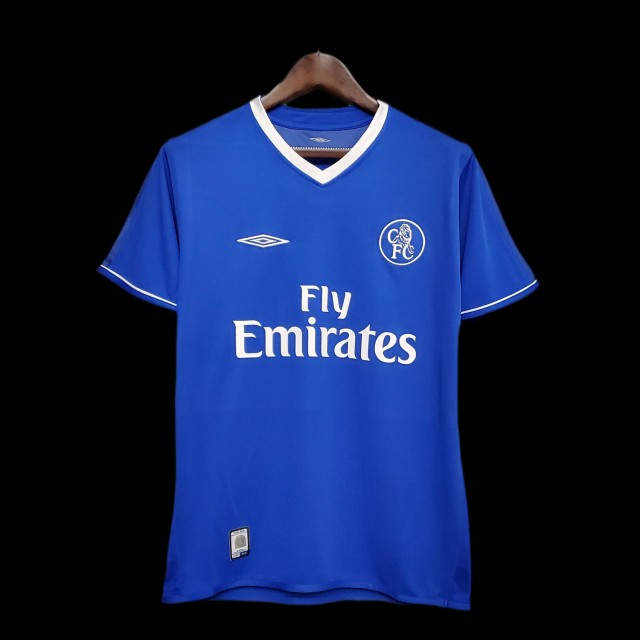 Retro Chelsea Home Soccer Jersey 2003/04