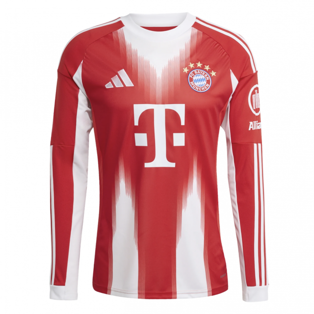 Bayern Munich Home Long Sleeve Jersey 25/26