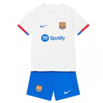 Barcelona Away Kids Soccer Kit 23/24