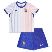 France Away Kids Soccer Kit 2024