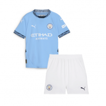 Manchester City Home Kids Soccer Kit 24/25
