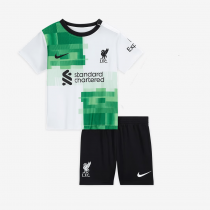 Liverpool Away Kids Soccer Kit 23/24