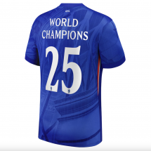 Chelsea Cup Home Jersey 25/26 With World Champions 25 Printing