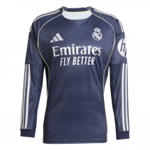 Real Madrid Away Long Sleeve Jersey 25/26