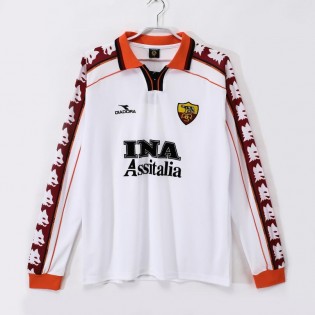 Retro AS Roma Away Long Sleeve Jersey 1998/99