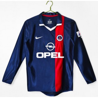 Retro Paris Saint-Germain Home Long Sleeve Jersey 2001/02