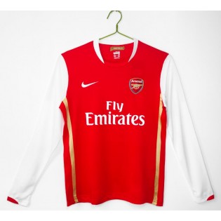 Retro Arsenal Home Long Sleeve Jersey 2006/07