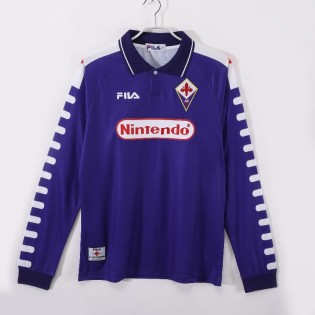 Retro Fiorentina Home Long Sleeve Jersey 1998/99