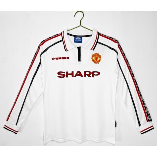 Retro Manchester United Away Long Sleeve Jersey 1998/99