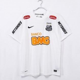 Retro Santos Home Jersey 2013 (With Epaulets)