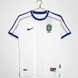 Retro Brazil White Jersey 1998