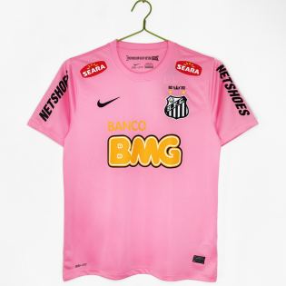 Retro Santos Pink Jersey 2013 (With Epaulets)