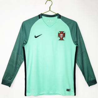 Retro Portugal Away Long Sleeve Jersey 2016