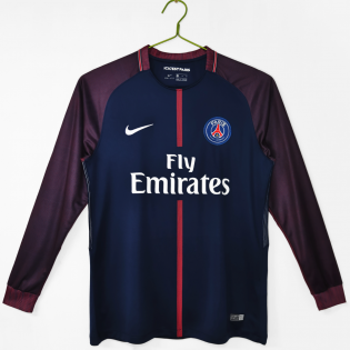 Retro Paris Saint-Germain Home Long Sleeve Jersey 2017/18