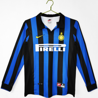 Retro Inter Milan Home Long Sleeve Jersey 1998/99