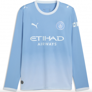 Manchester City Home Long Sleeve Jersey 26/27